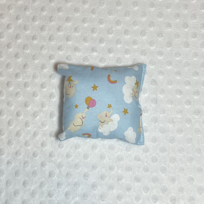 Mini coussin à l’herbe à chat – motif éléphant