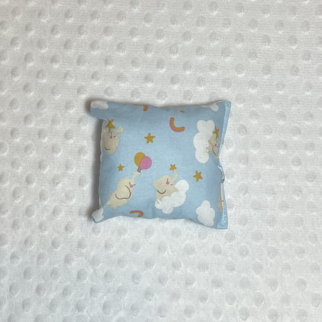 Mini coussin à l’herbe à chat – motif éléphant