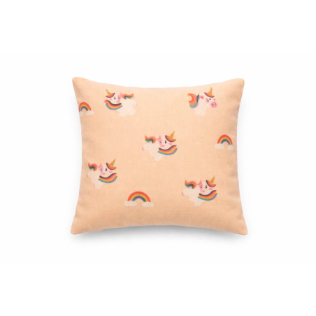 Mini coussin à l’herbe à chat – motif licorne