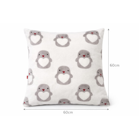 Coussin décoratif pingouin